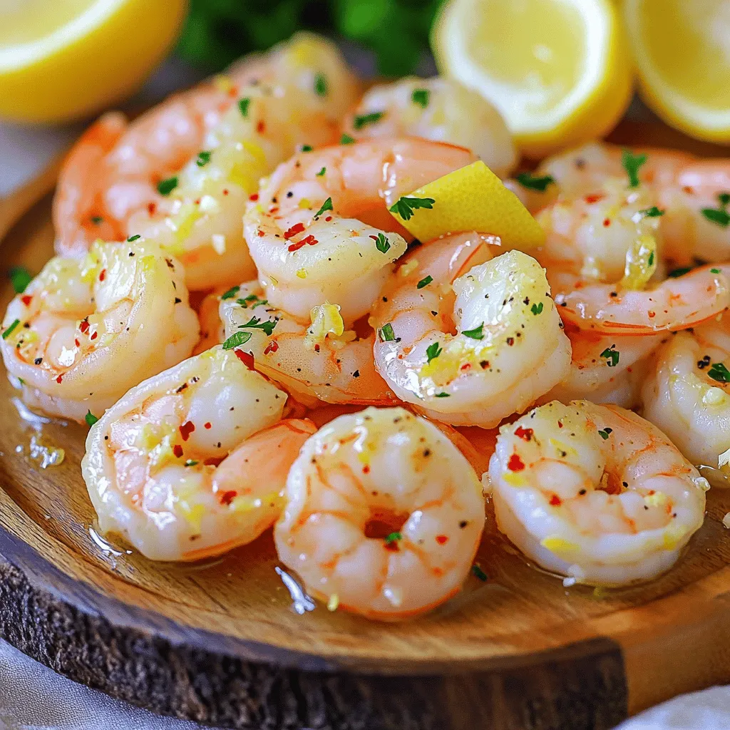 Air Fryer Garlic Lemon Shrimp Quick and Flavorful Dish