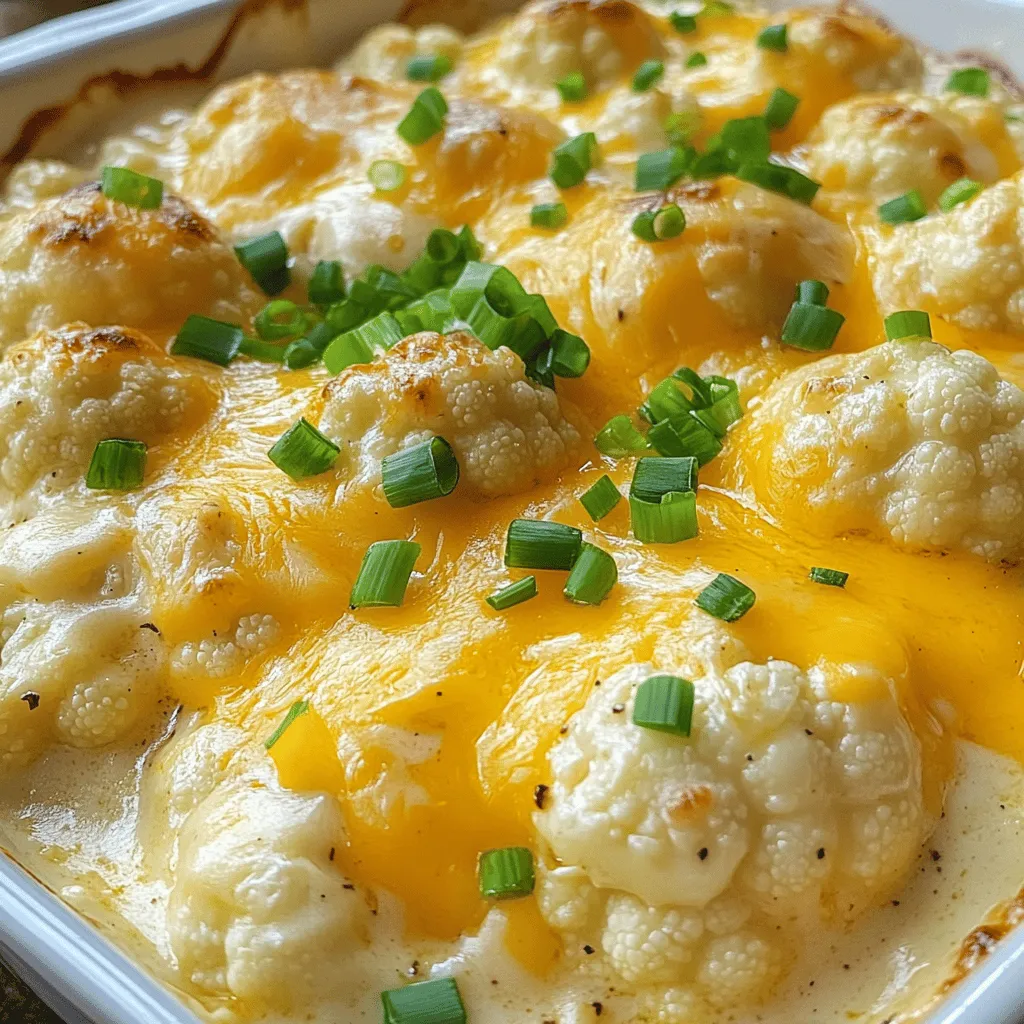 Cheesy Cauliflower Bake Flavorful and Comforting Dish