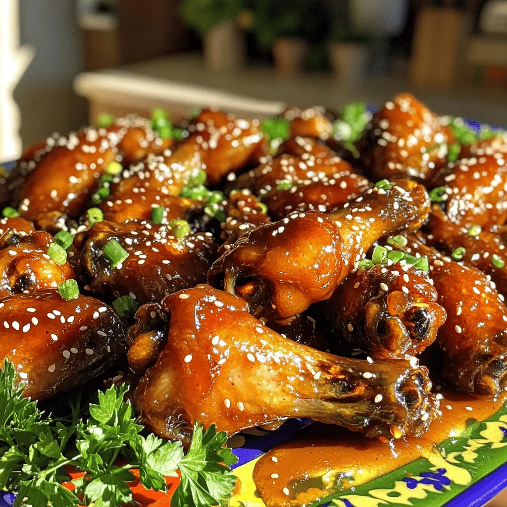 Sticky Honey Garlic Wings Irresistible Flavor Recipe