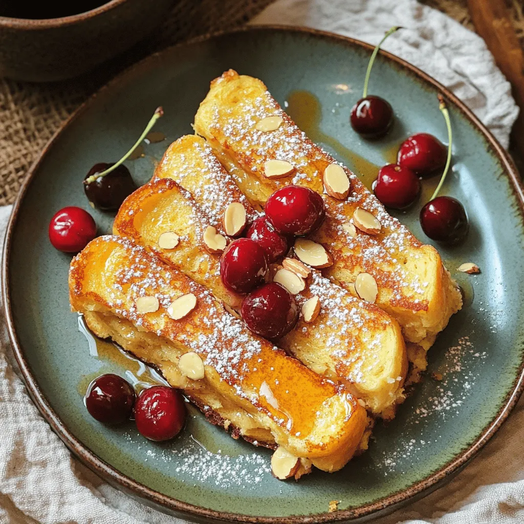 Cherry Almond Overnight French Toast Delightful Recipe