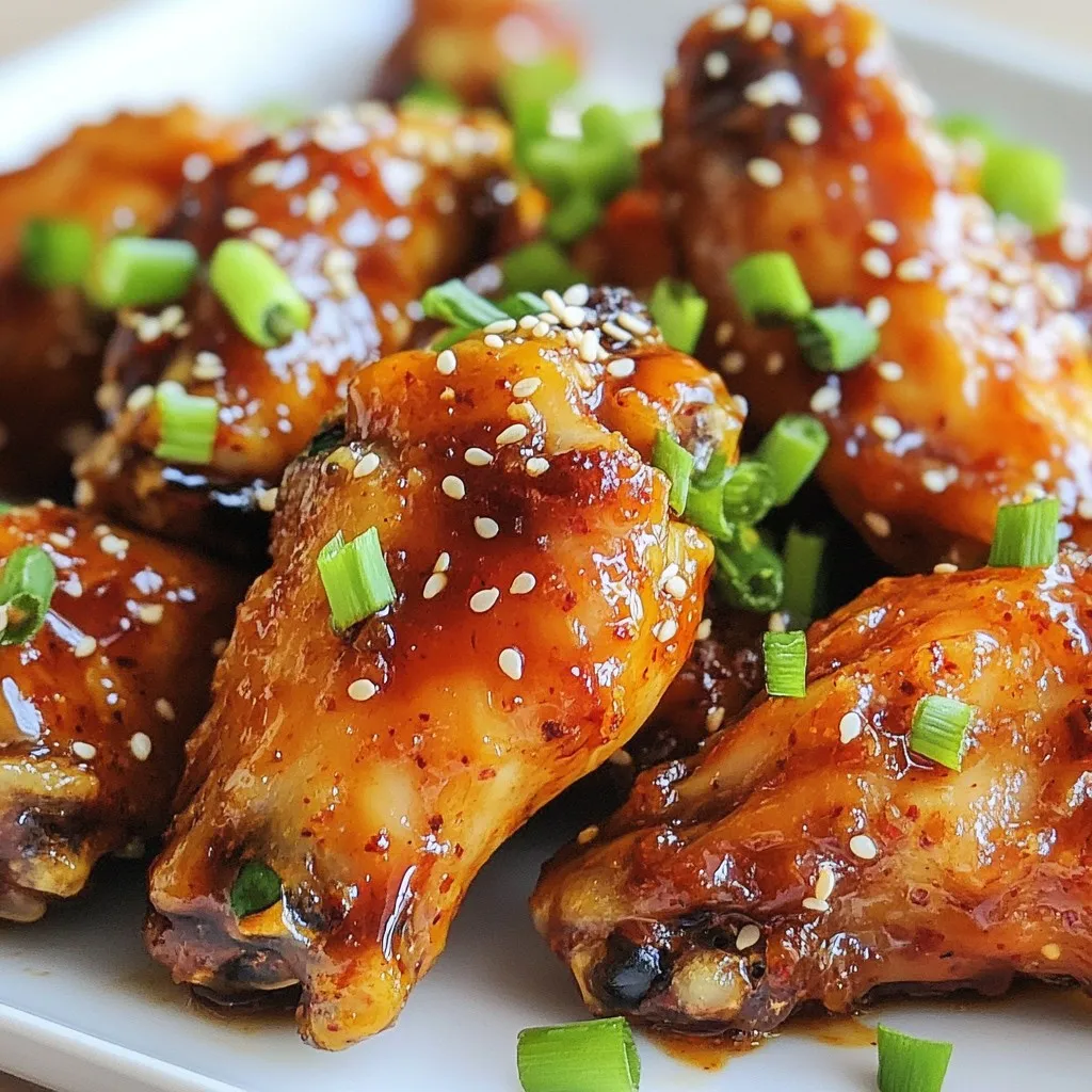 Sweet Chili Glazed Chicken Wings Delightful and Crisp