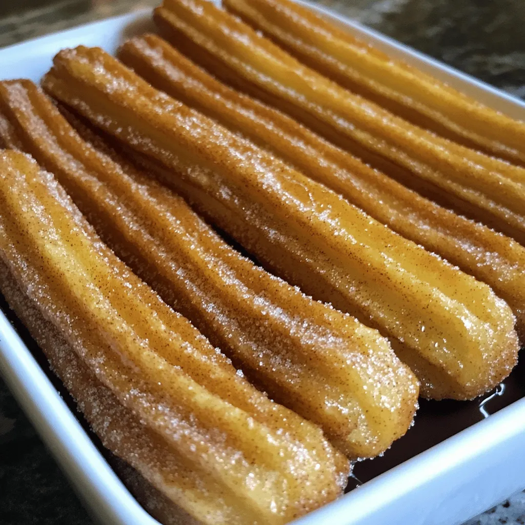 Cinnamon Sugar Churros Fresh and Easy Homemade Treat