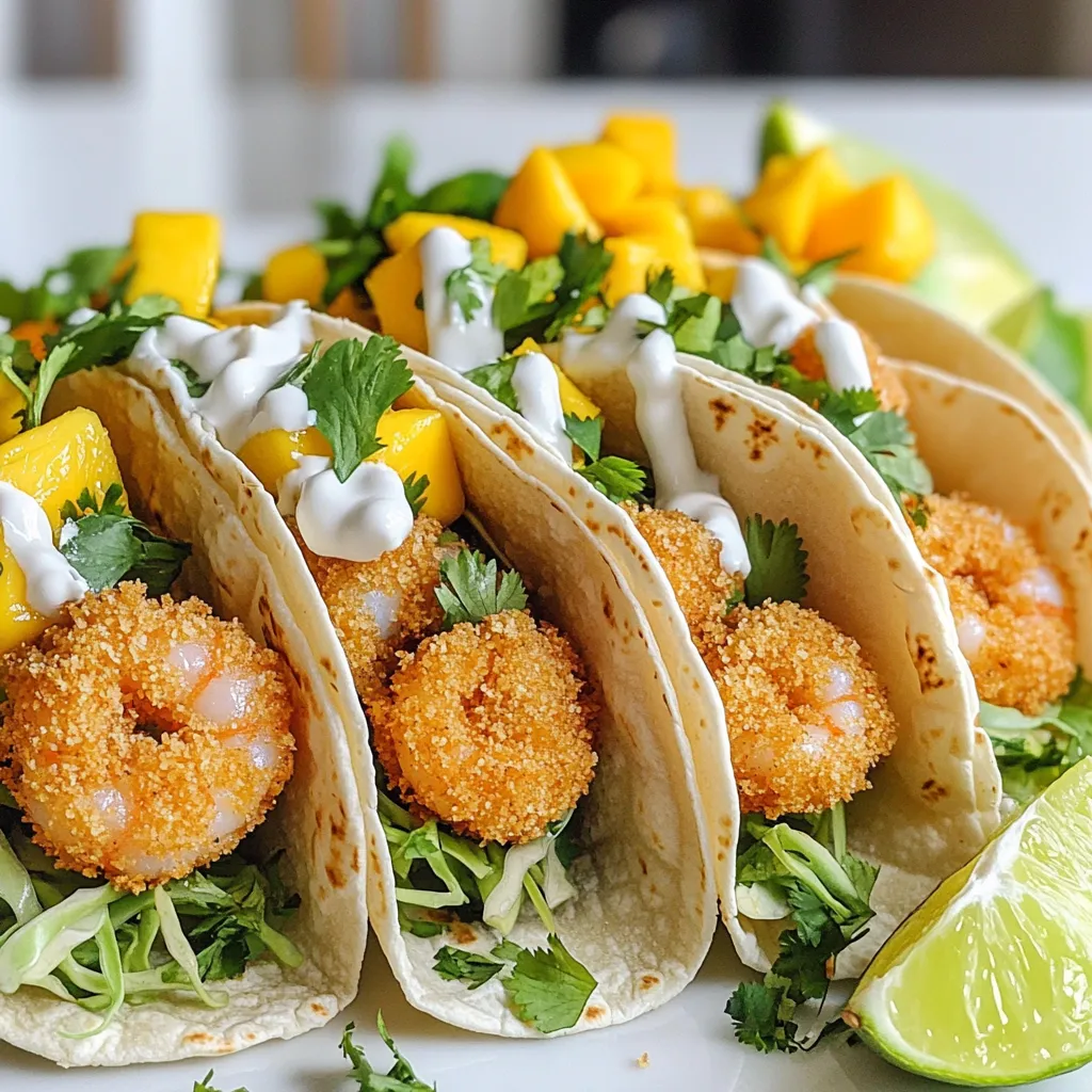 Air Fryer Shrimp Tacos Flavorful and Quick Meal