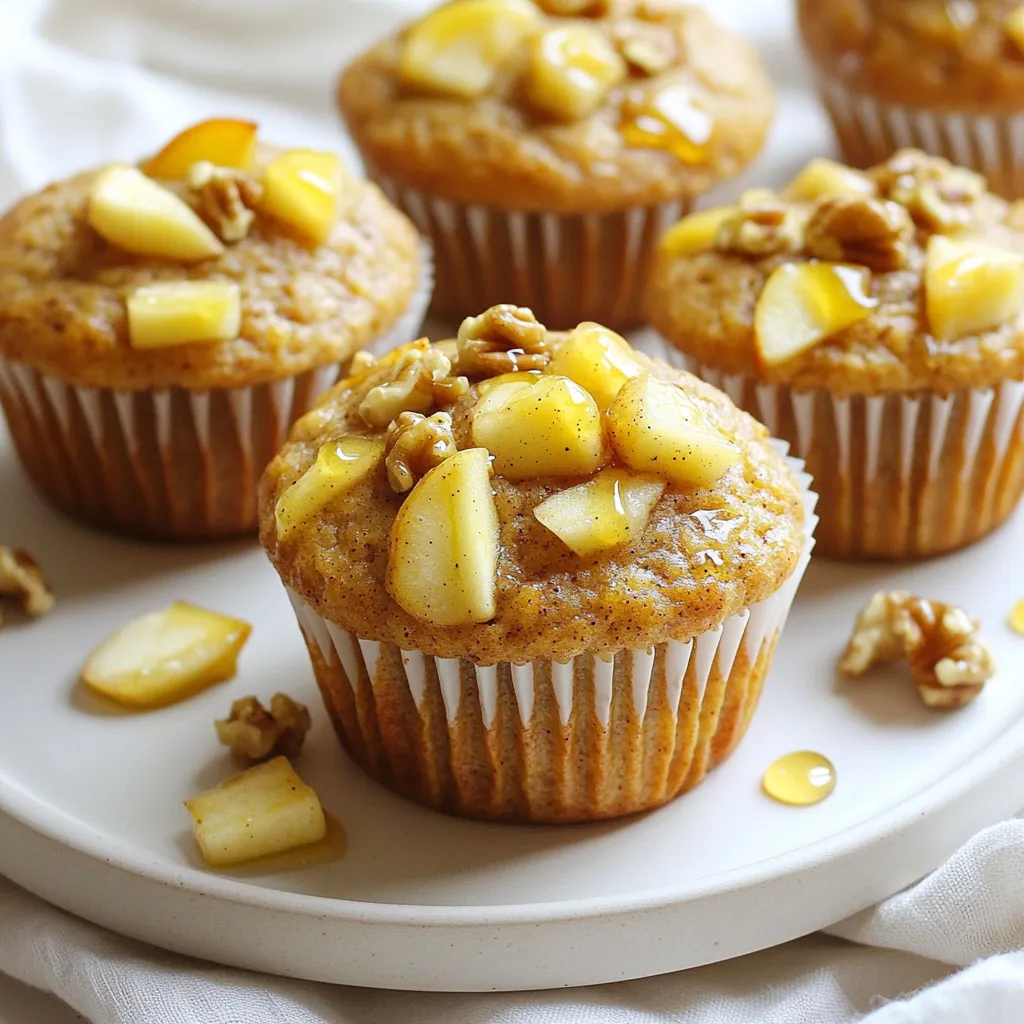 Apple Cinnamon Protein Muffins Easy and Healthy Treat
