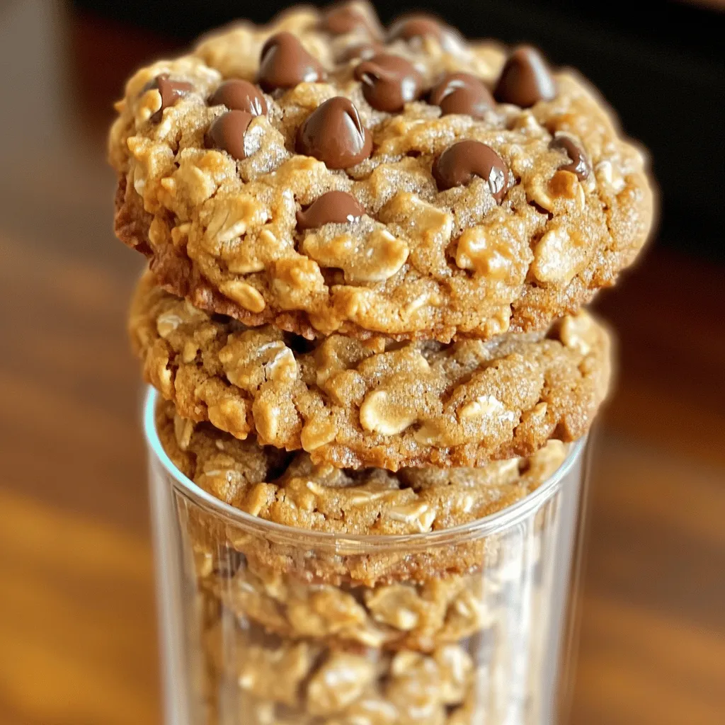 Peanut Butter Oatmeal Chocolate Chip Cookies Delight