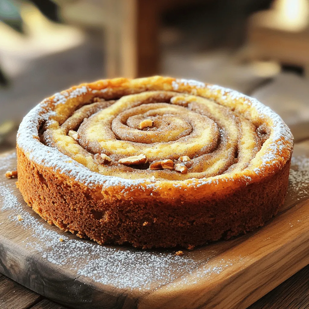 Brown Sugar Cinnamon Swirl Coffee Cake Delight