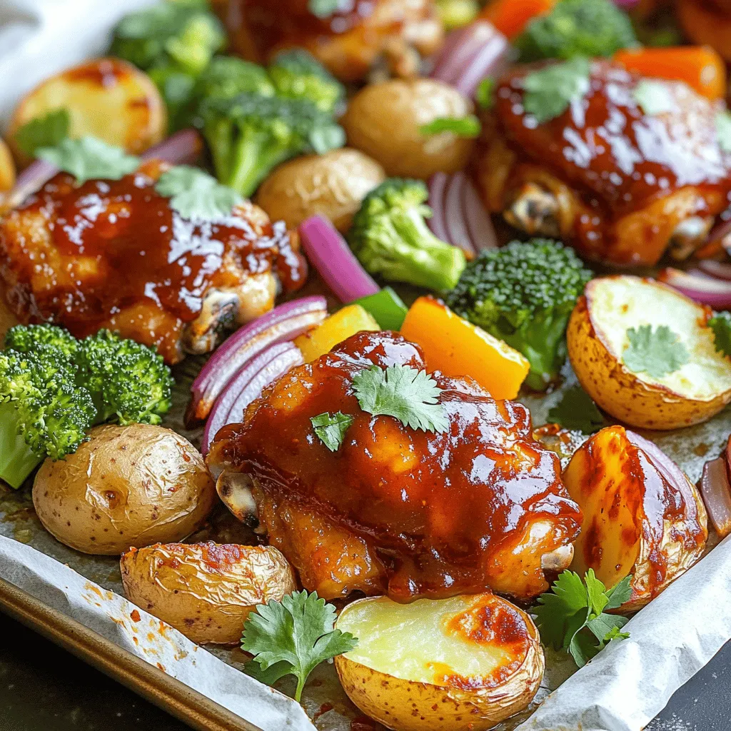 Sheet Pan BBQ Chicken Fast and Flavorful Dinner