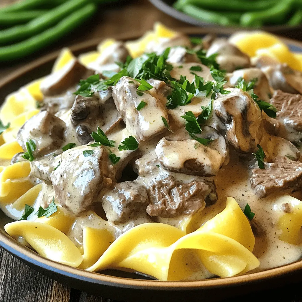 Classic Beef Stroganoff Hearty and Comforting Meal