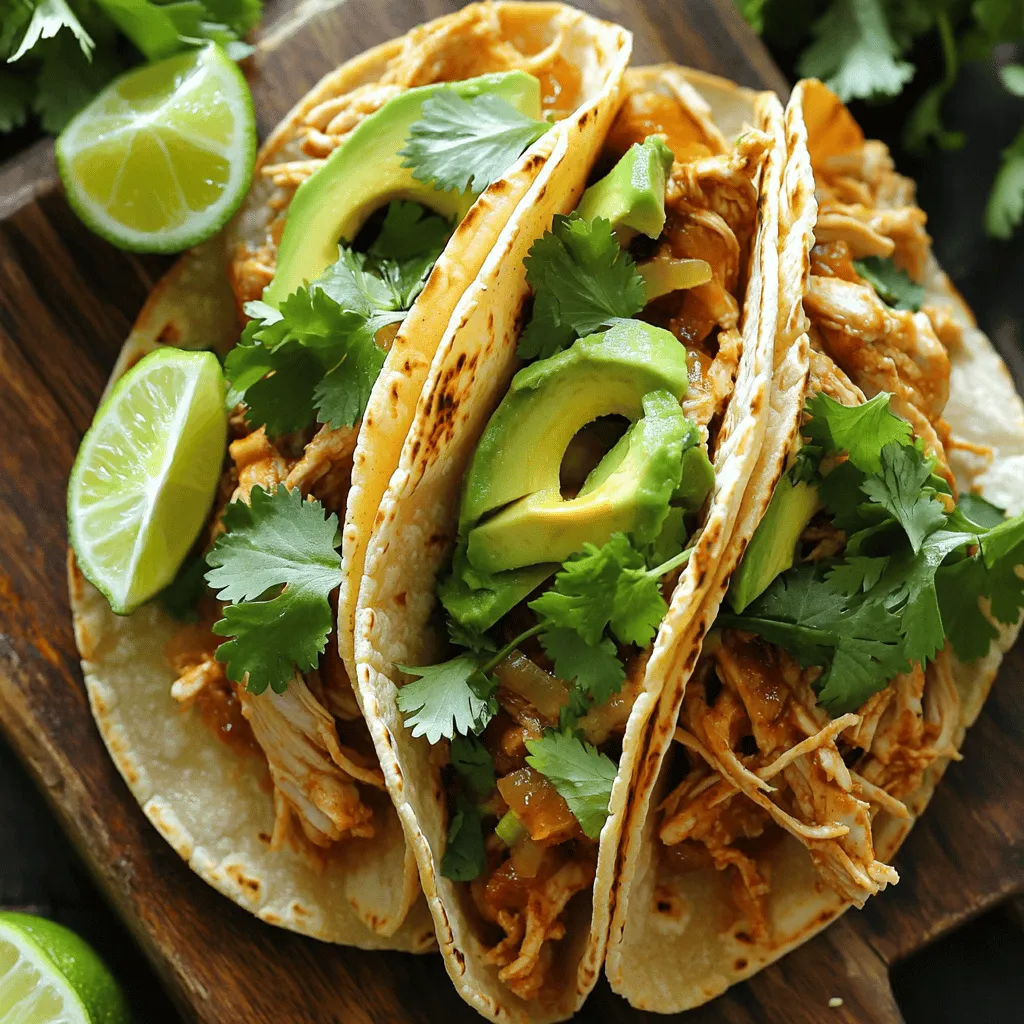 Chipotle Chicken Tacos Slow Cooker Simple Recipe