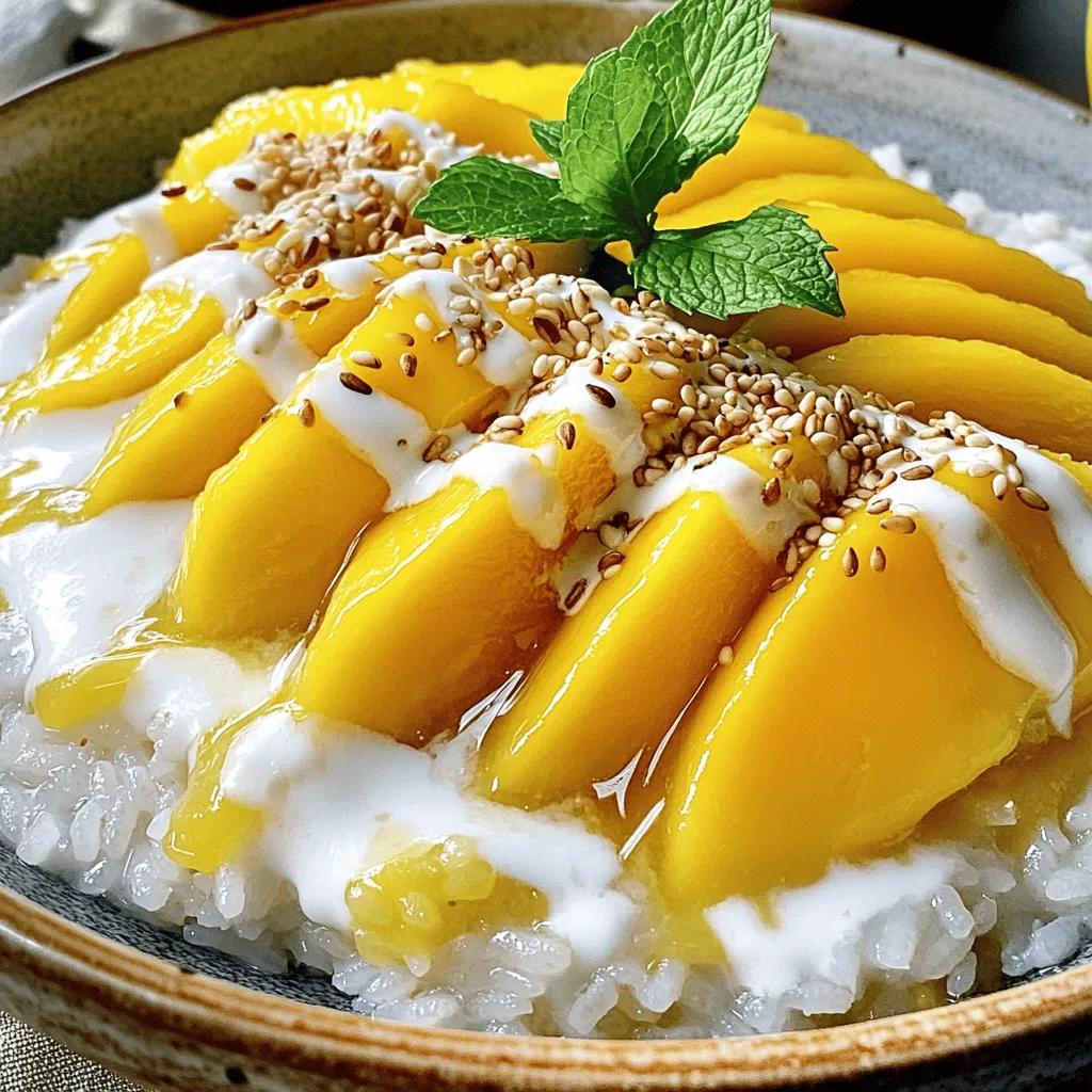 Mango Sticky Rice Dessert Flavorful and Easy Recipe