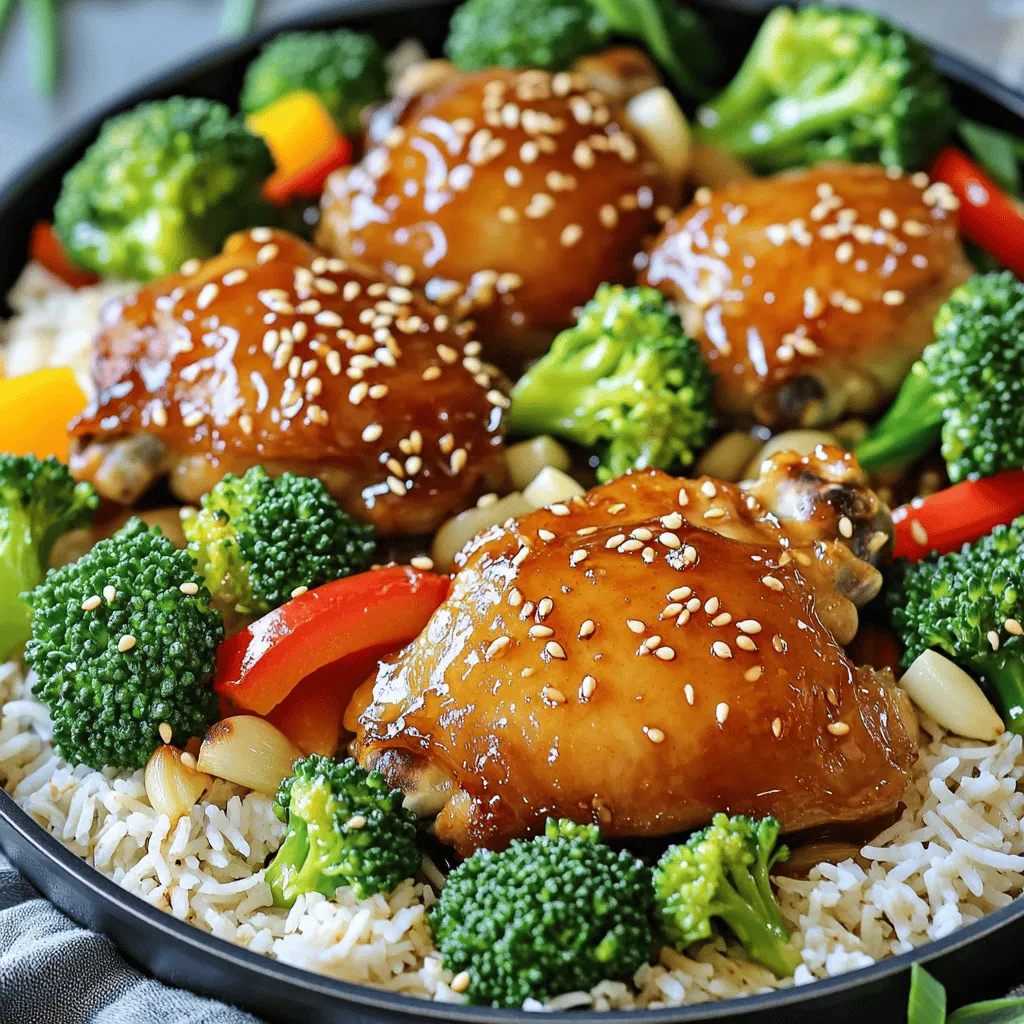 One-Pan Honey Garlic Chicken Easy Weeknight Meal