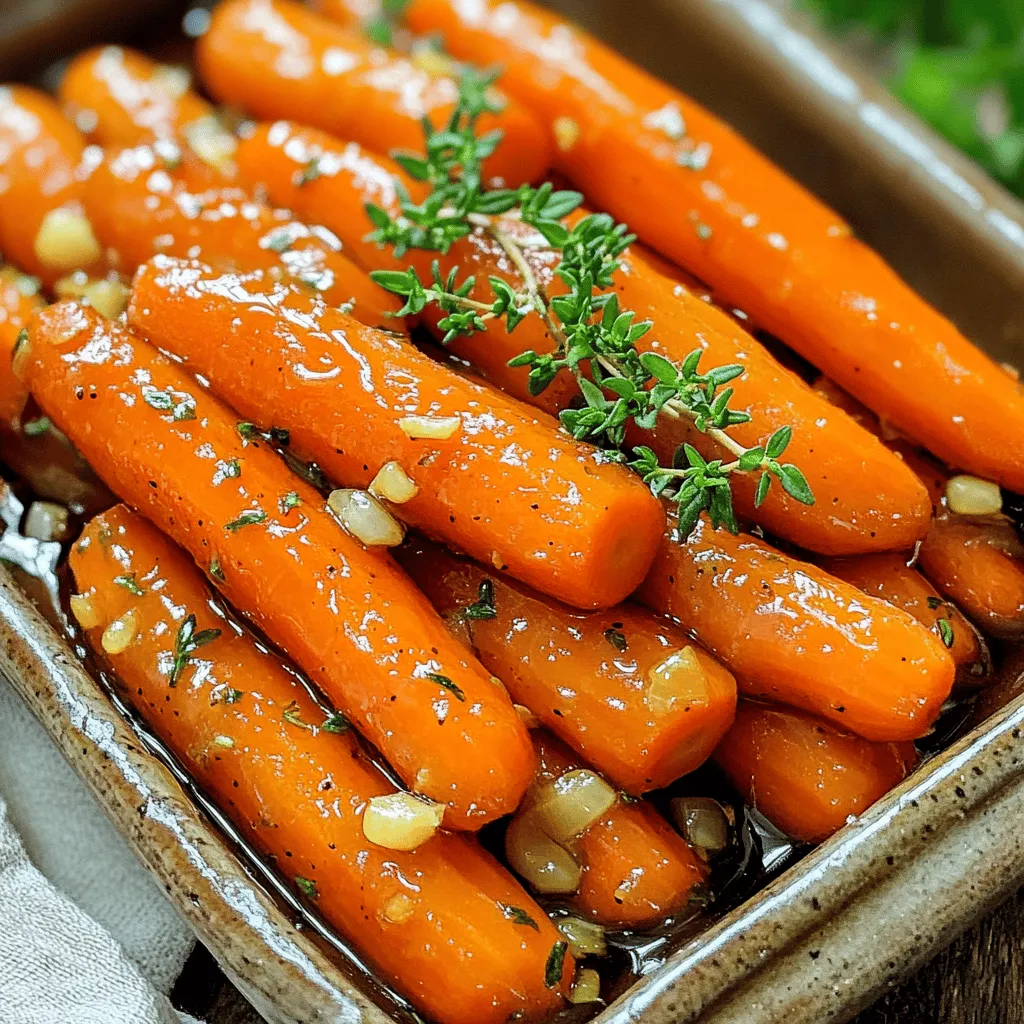 Honey Garlic Glazed Carrots Delicious and Simple Dish