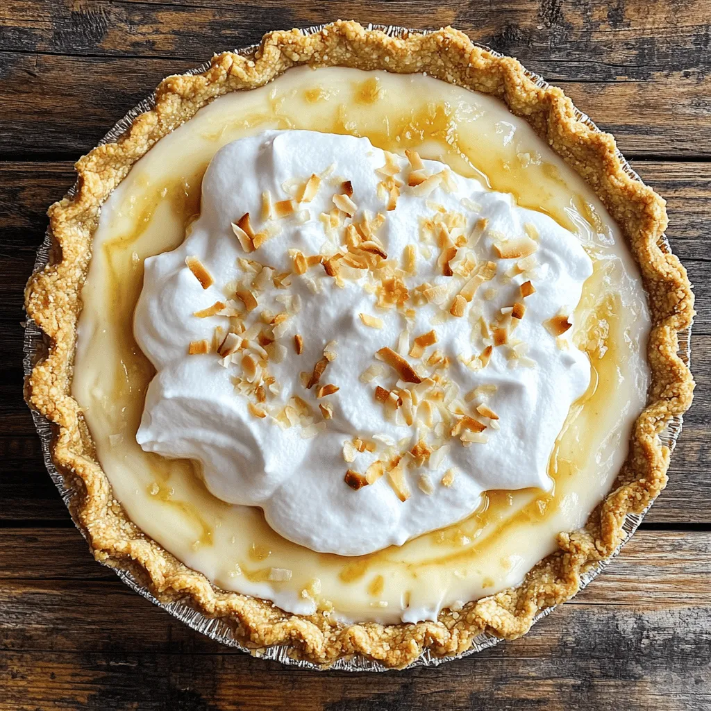 Creamy Coconut Cream Pie Easy and Delicious Recipe