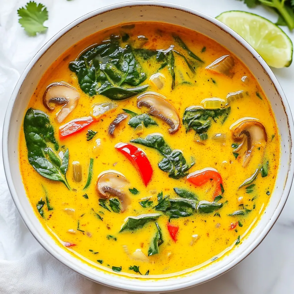 Spicy Thai Coconut Soup Flavorful and Easy Recipe