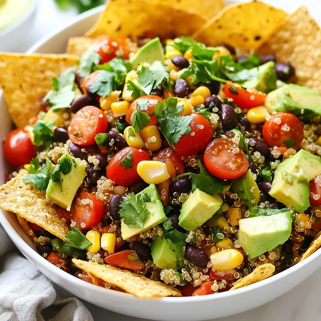 Zesty Quinoa Taco Salad Flavorful and Healthy Meal