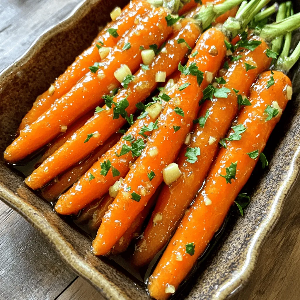 Honey Garlic Glazed Carrots Sweet and Savory Side