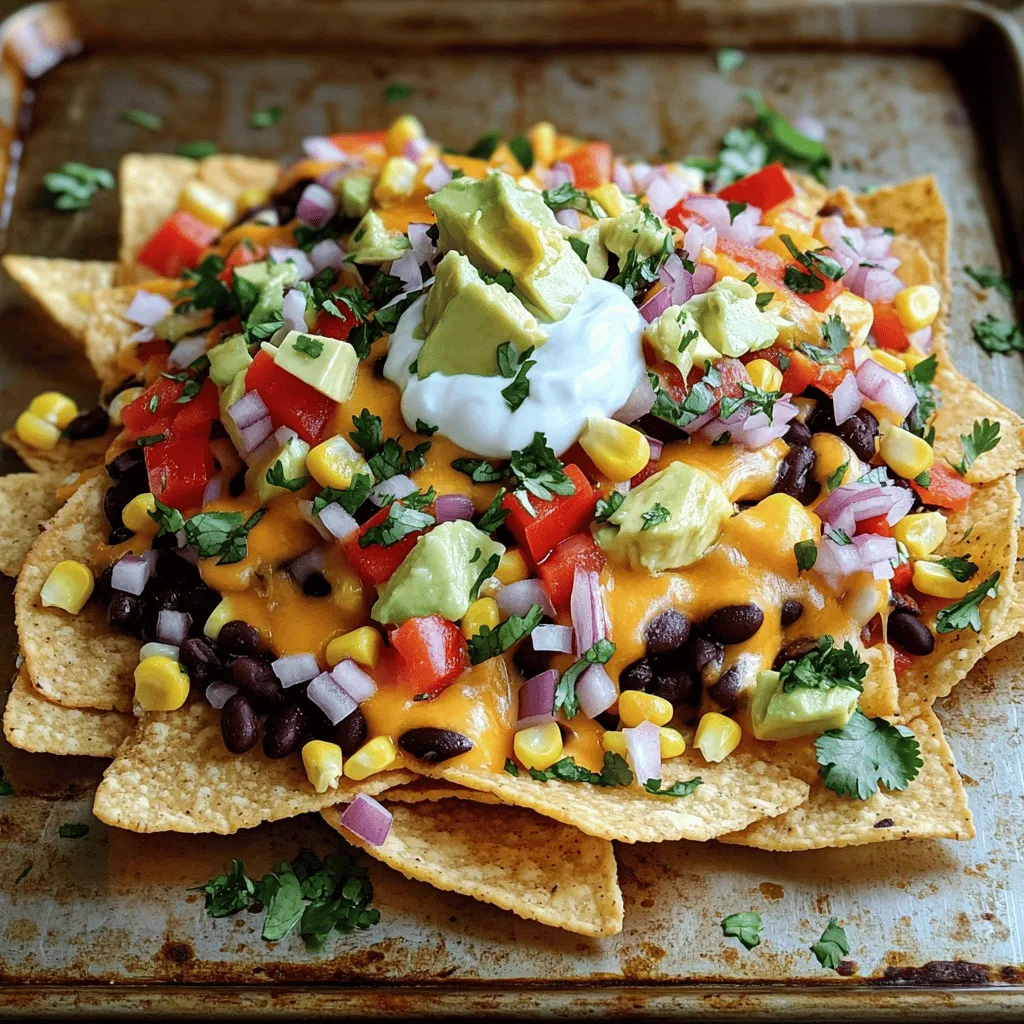 Loaded Veggie Nachos Flavorful and Easy Recipe