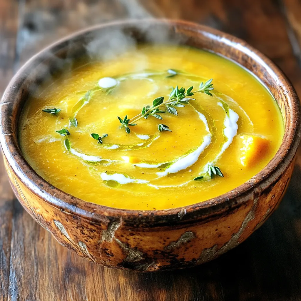 Butternut Squash Apple Soup Comforting and Delicious