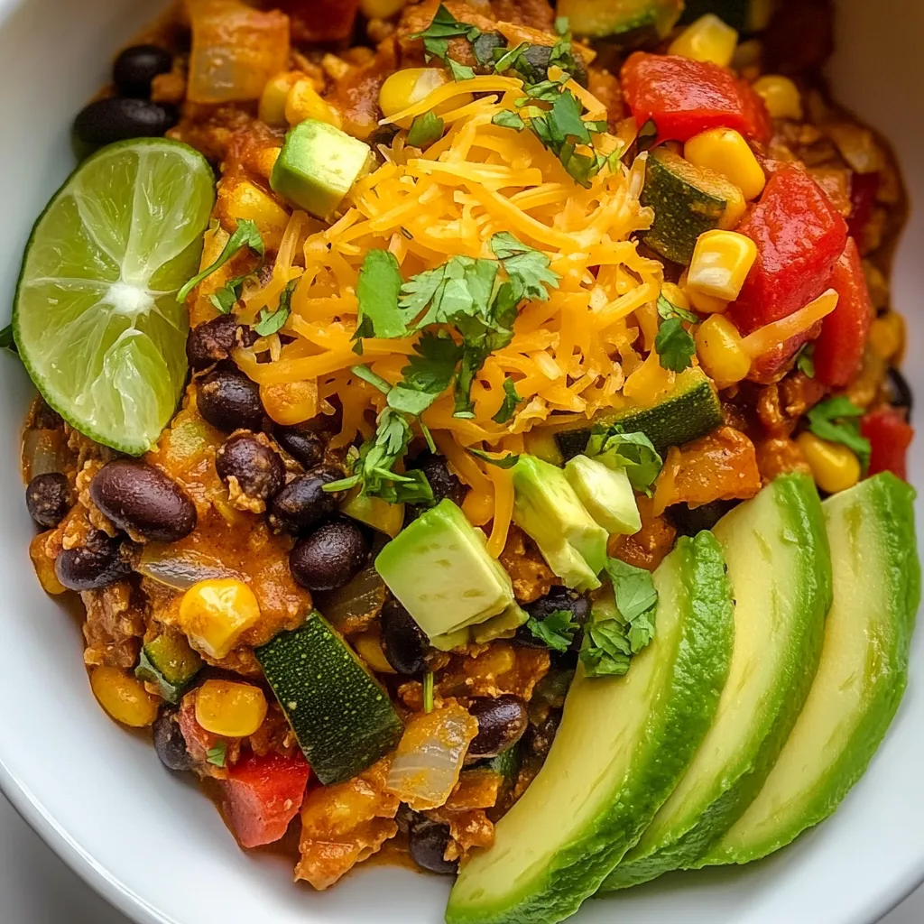Vegetarian Enchilada Skillet Quick and Tasty Meal