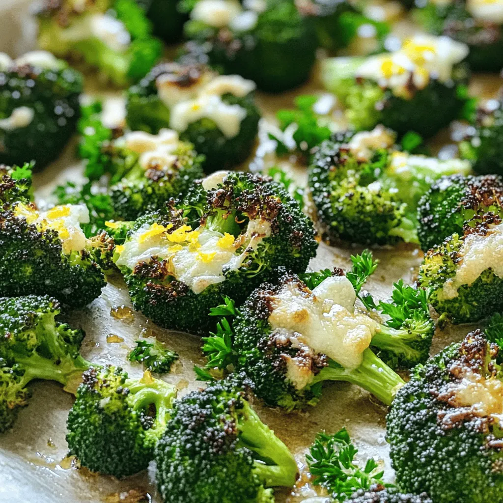Garlic Parmesan Roasted Broccoli Flavorful Side Dish