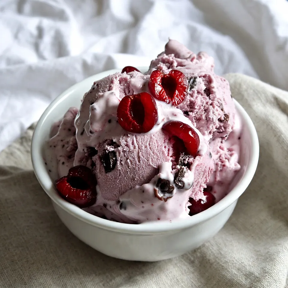 Cherry Chocolate Chunk Ice Cream Simple and Delicious