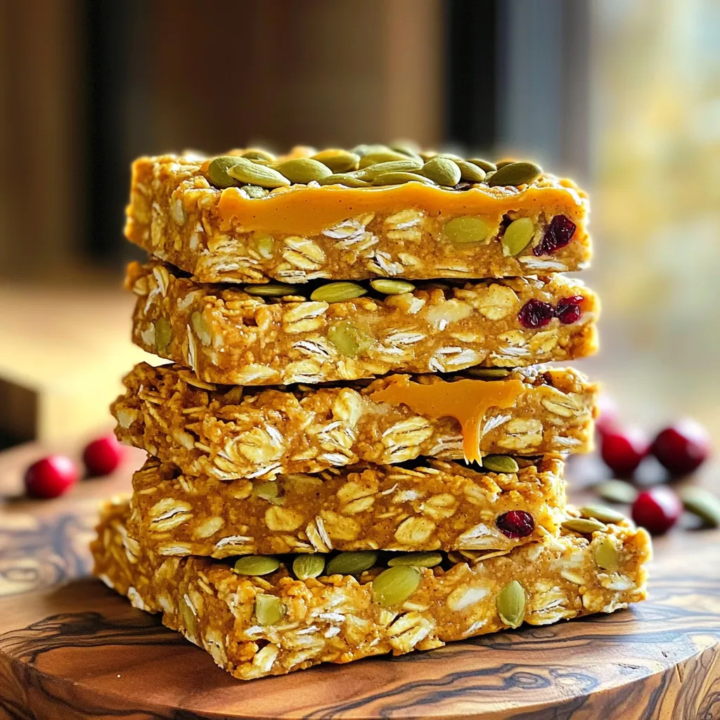 Pumpkin Spice Granola Bars Tasty Fall Snack Idea