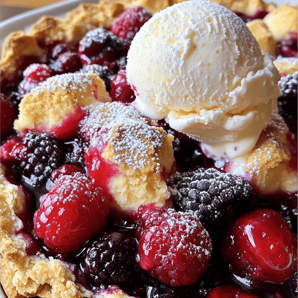 Berry Cobbler Easy and Delicious Dessert Recipe