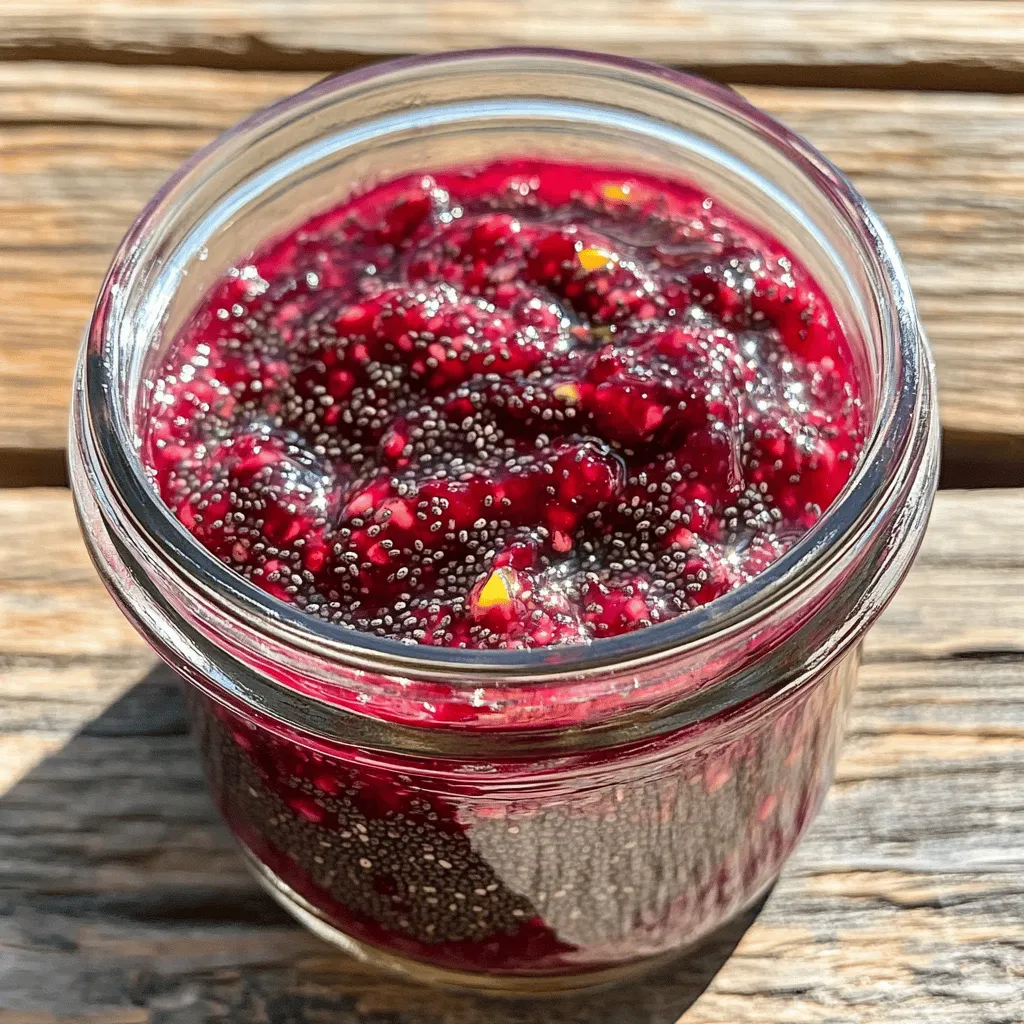 Raspberry Chia Seed Jam Easy and Healthy Recipe