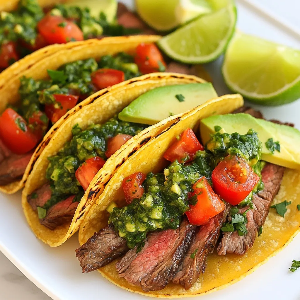 Chimichurri Steak Tacos Flavorful and Easy Recipe
