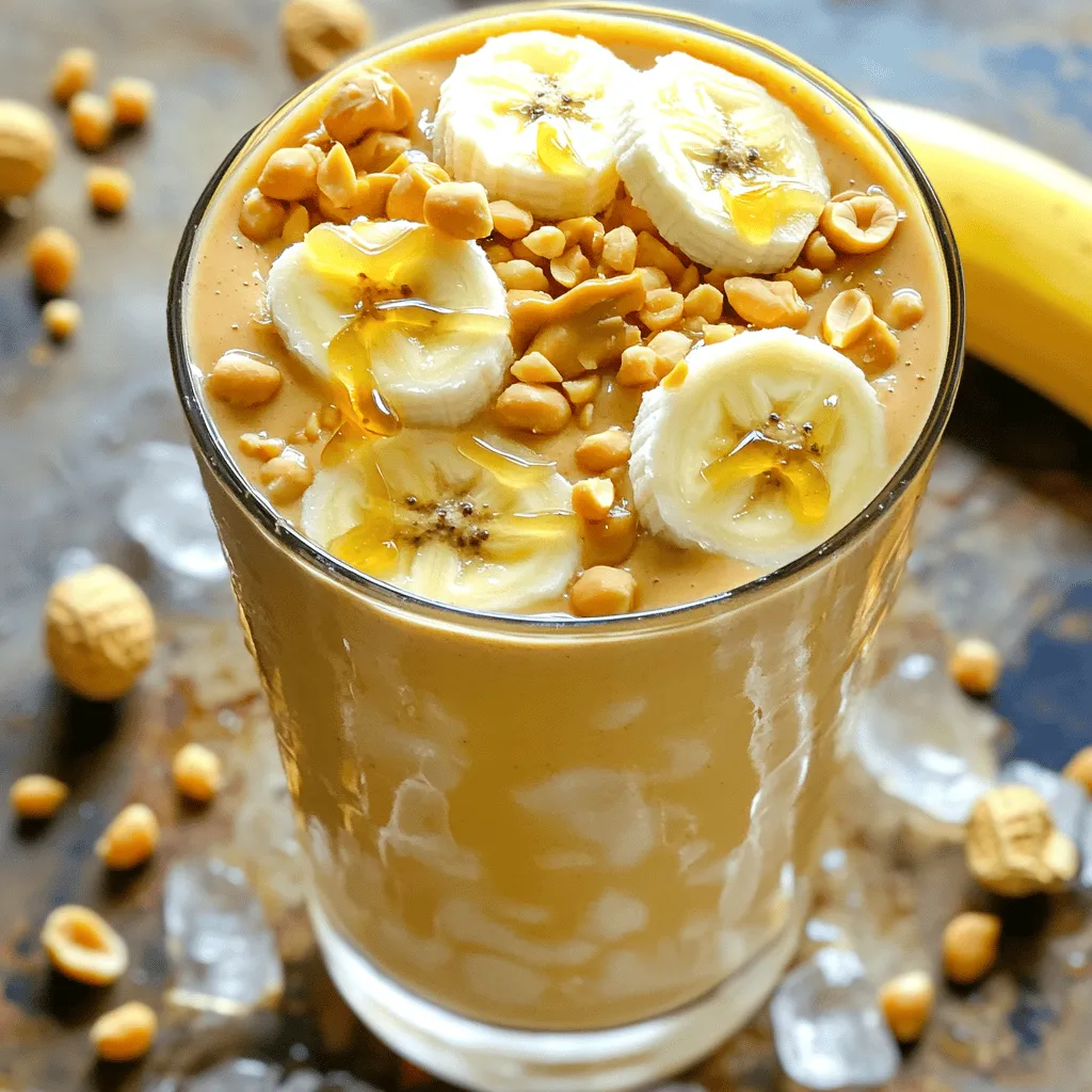 Peanut Butter Banana Smoothie Quick and Creamy Recipe
