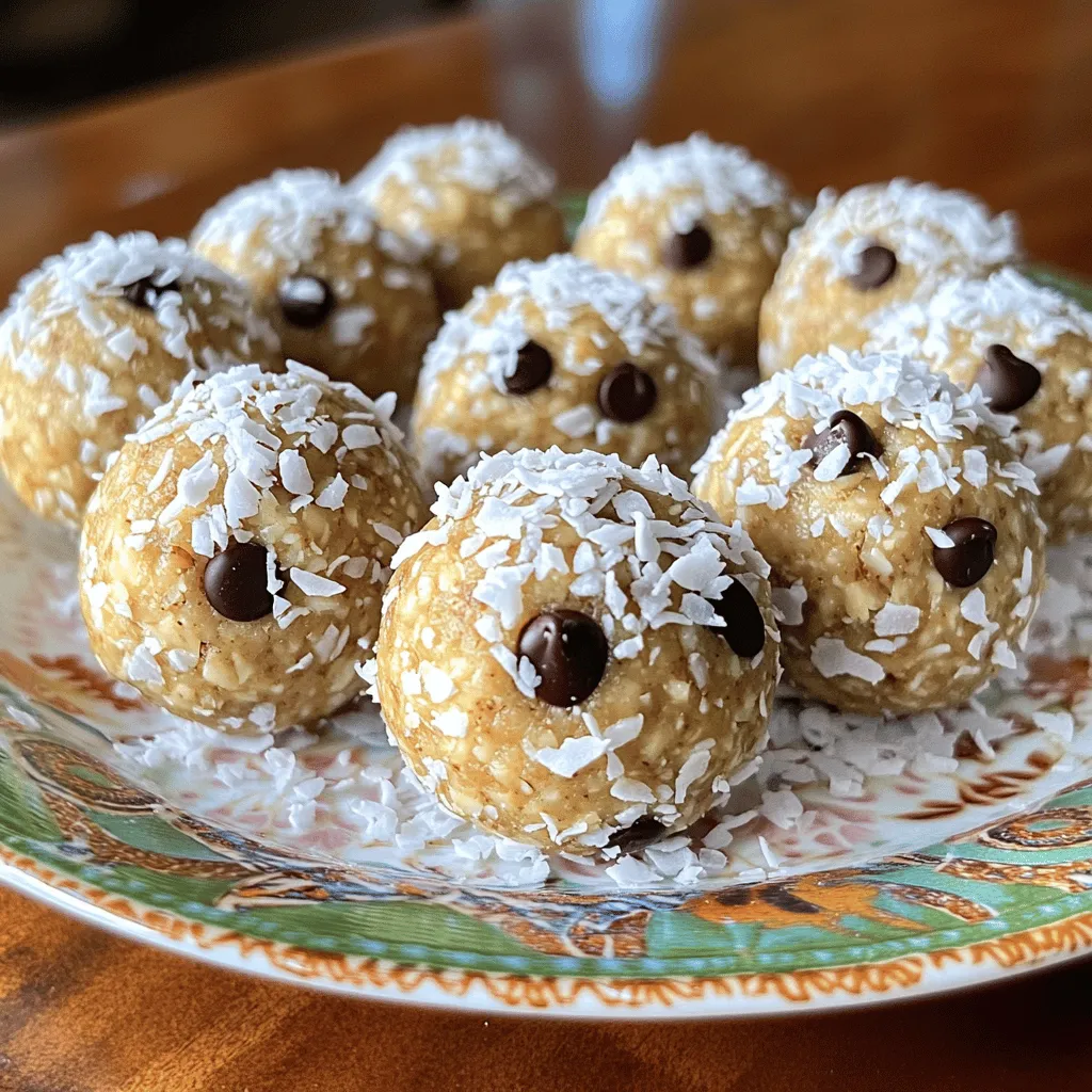 Almond Joy Energy Balls Yummy Snack for Boosting Energy