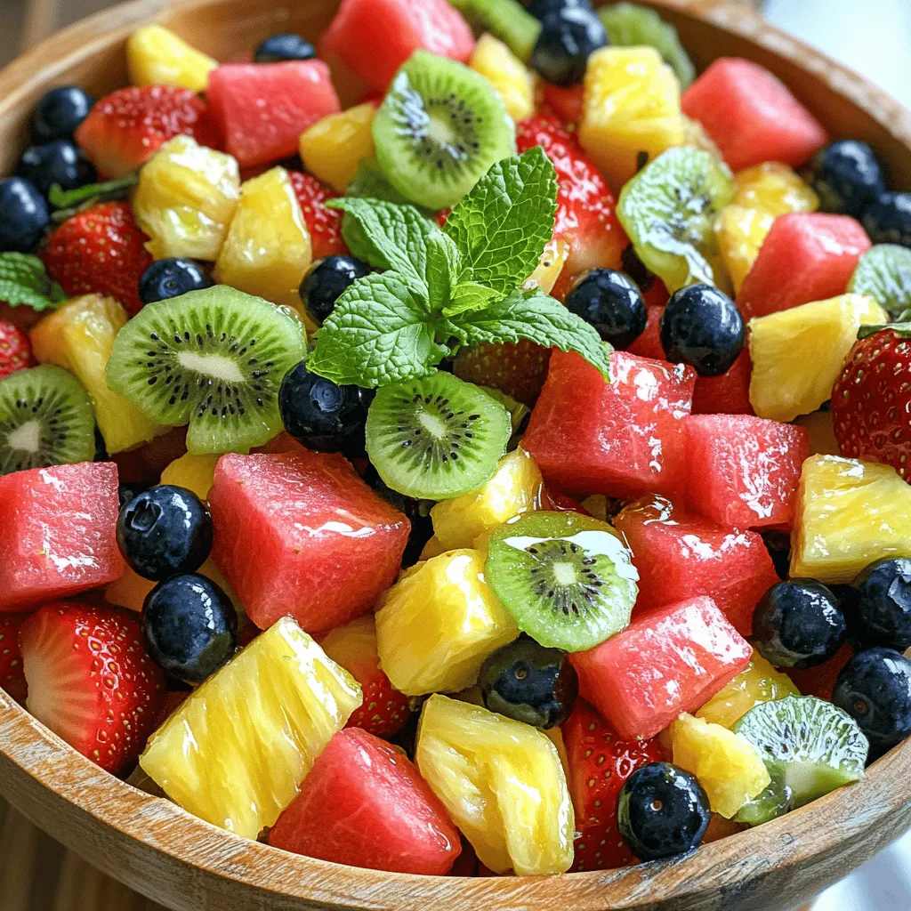 Honey Lime Fruit Salad Refreshing and Simple Recipe