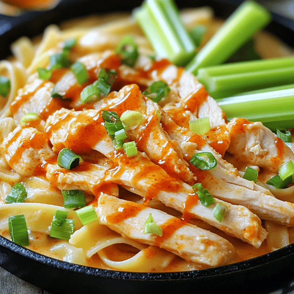 Buffalo Chicken Alfredo Pasta Tasty Weeknight Dinner