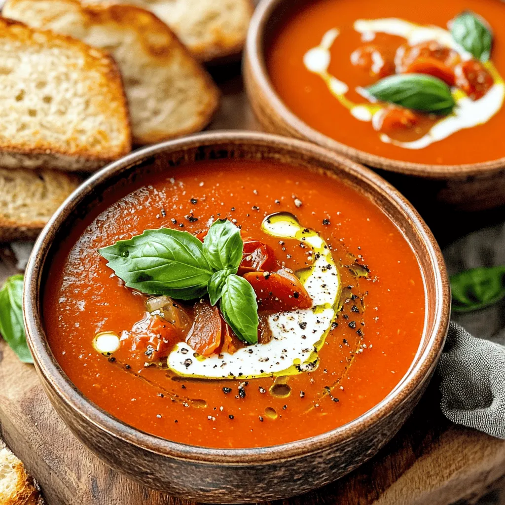 Roasted Tomato Basil Bisque Flavorful and Simple Recipe