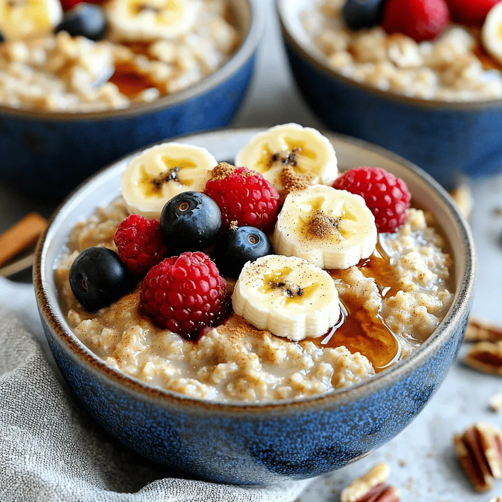 Slow Cooker Maple Brown Sugar Oatmeal Delight