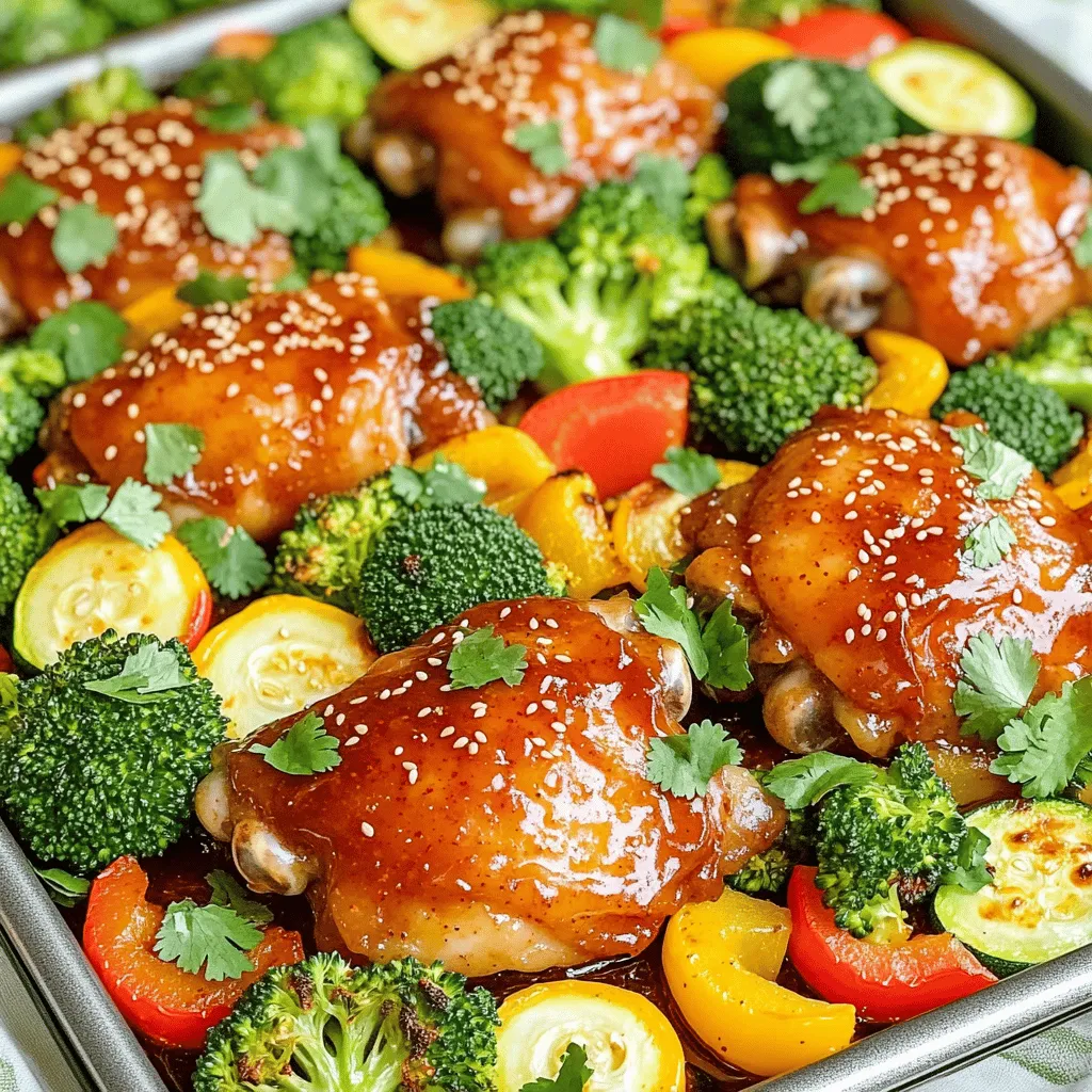 Sheet Pan Sweet Chili Chicken Easy Flavorful Dinner