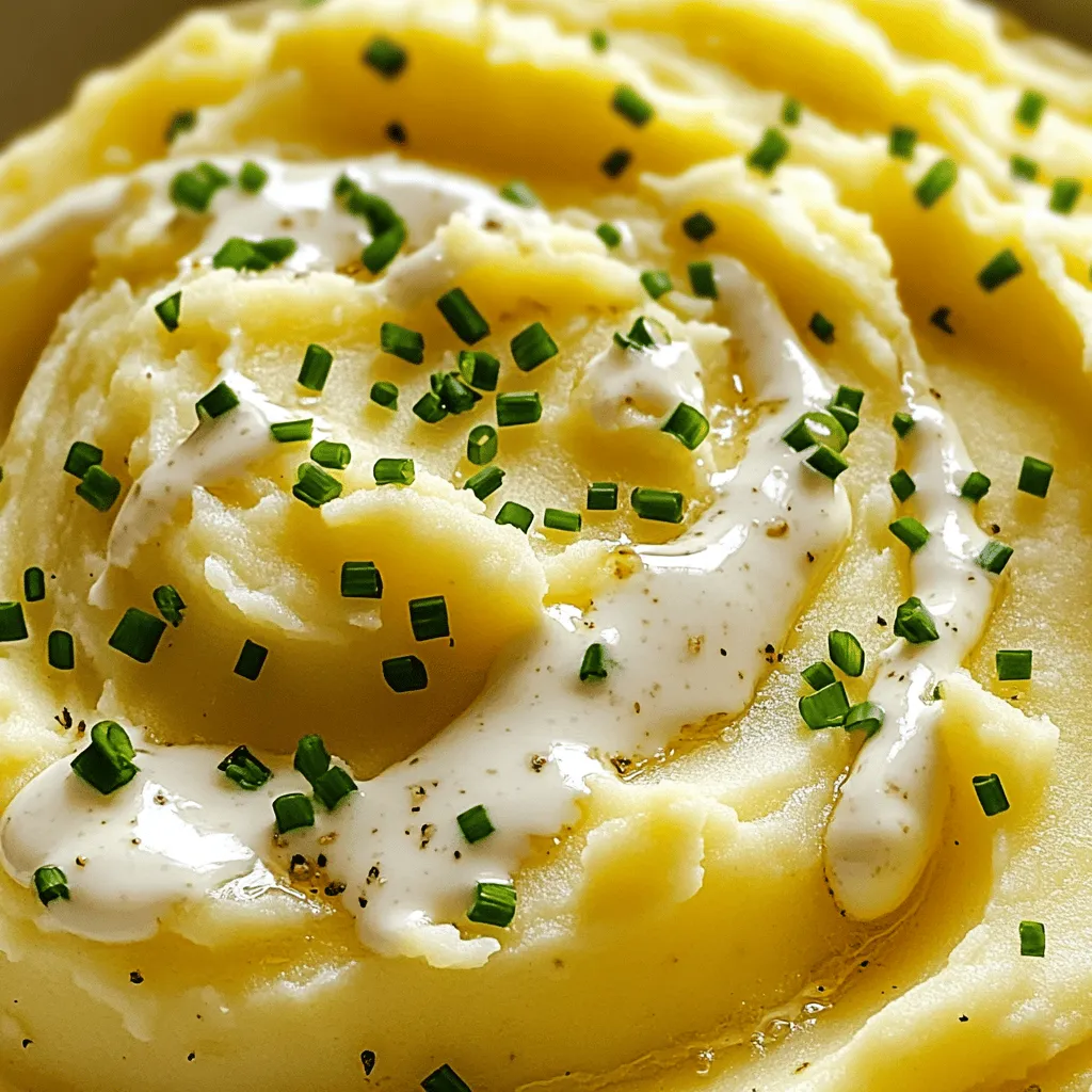 Creamy Garlic Mashed Potatoes Rich and Comforting Dish