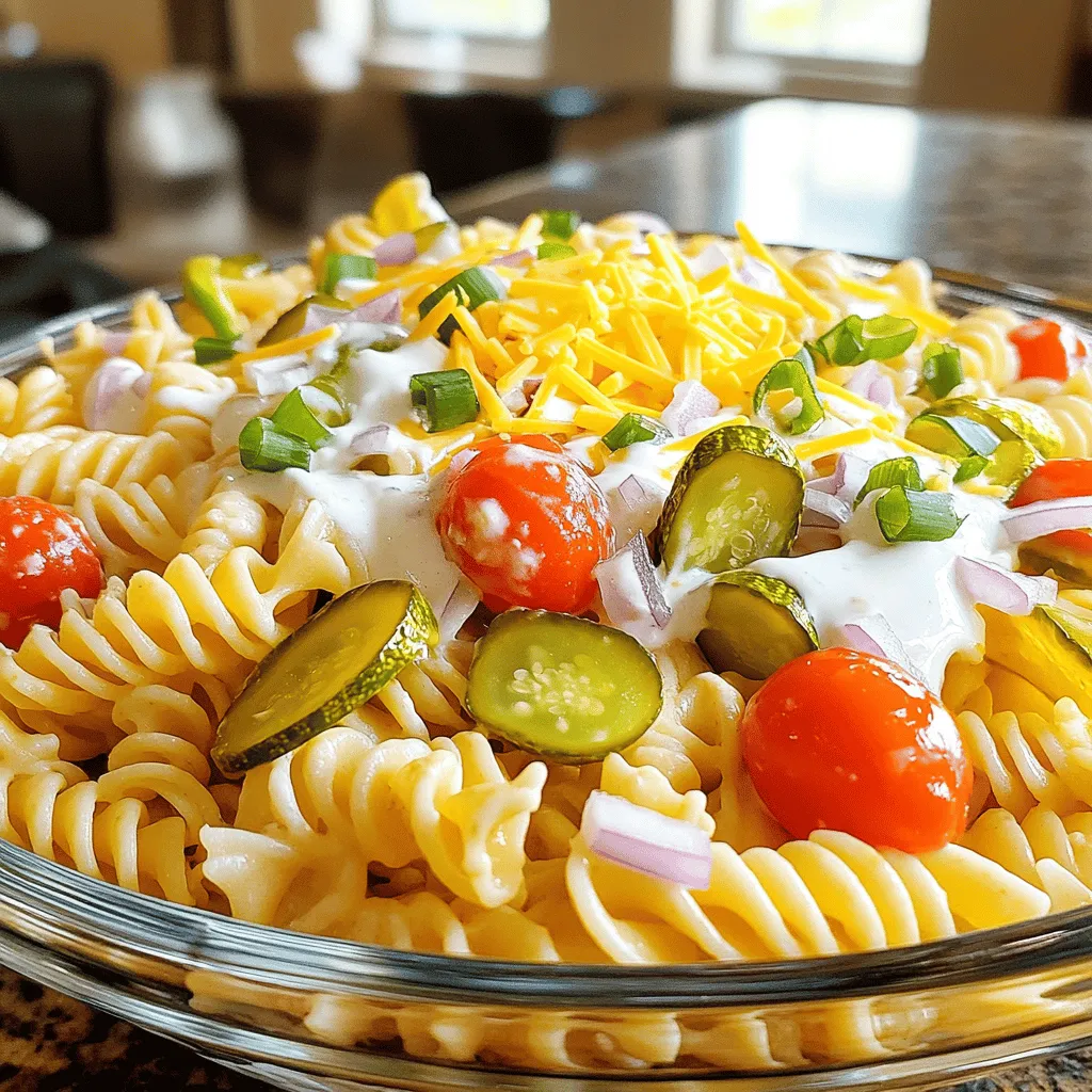 Pickle Ranch Pasta Bowls Flavorful and Easy Recipe