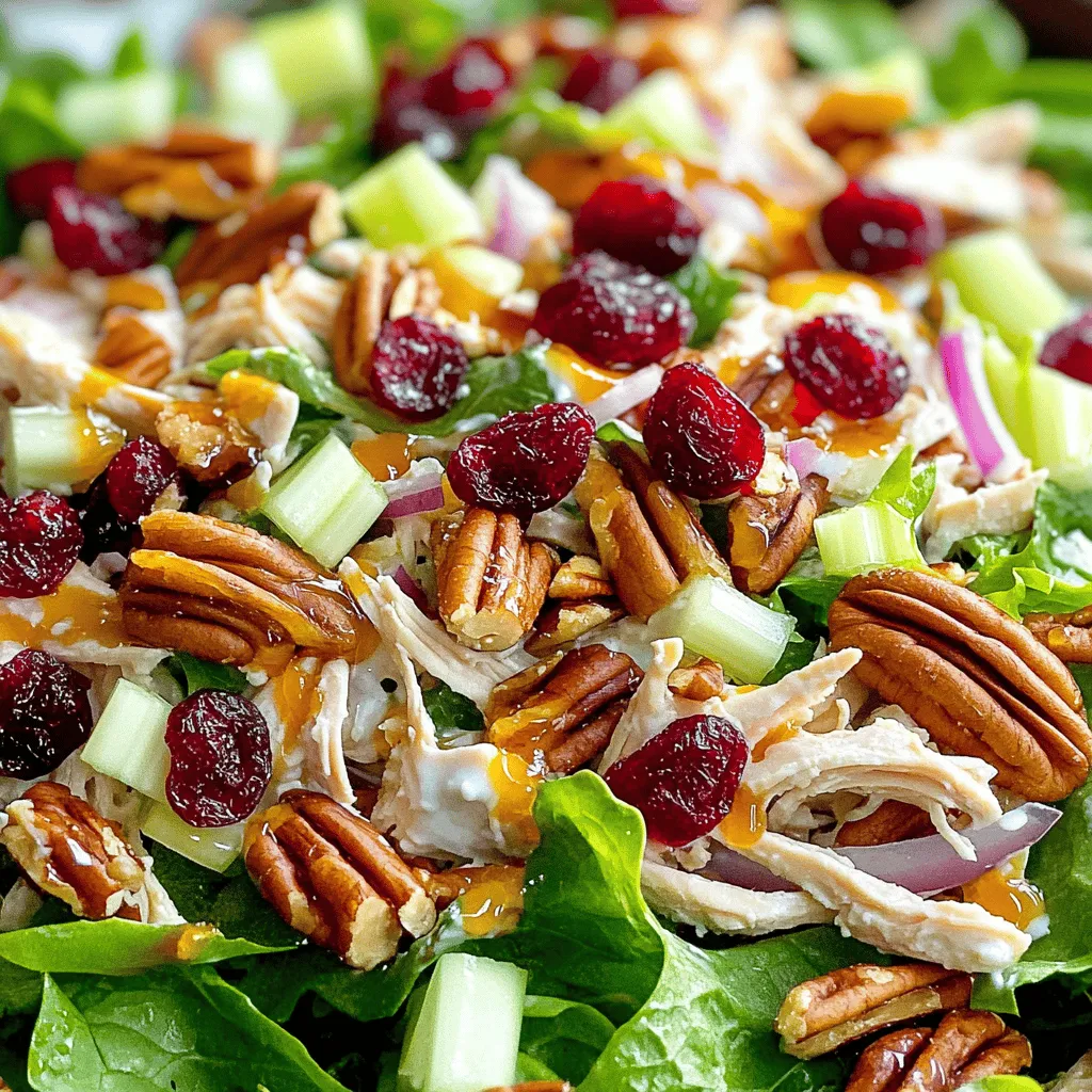 Cranberry Pecan Chicken Salad Healthy and Simple Recipe