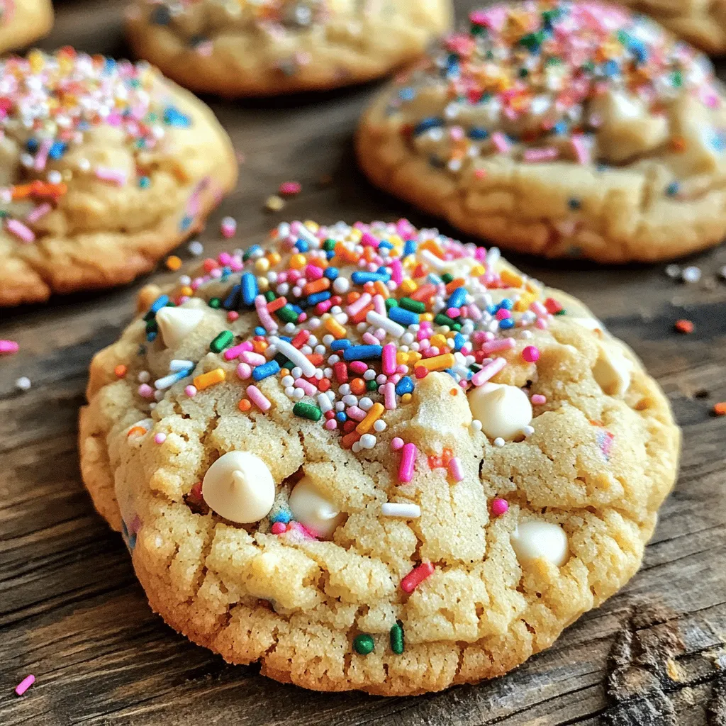 Funfetti Birthday Cake Cookies Sweet and Colorful Treat