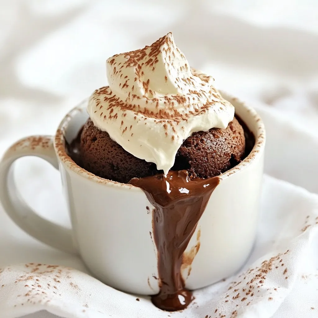 Chocolate Lava Mug Cake Delight in Minutes