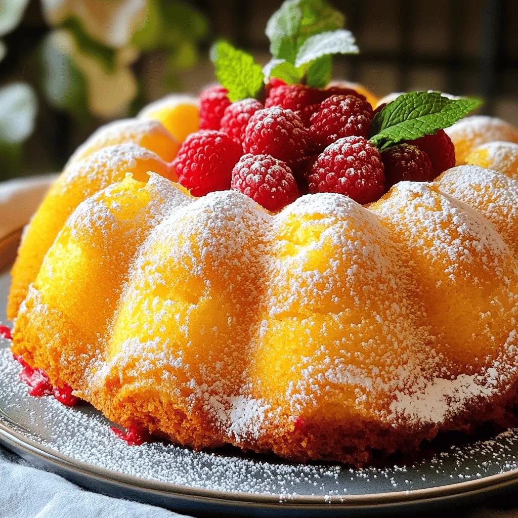 Lemon Raspberry Bundt Cake Delightful and Easy Recipe