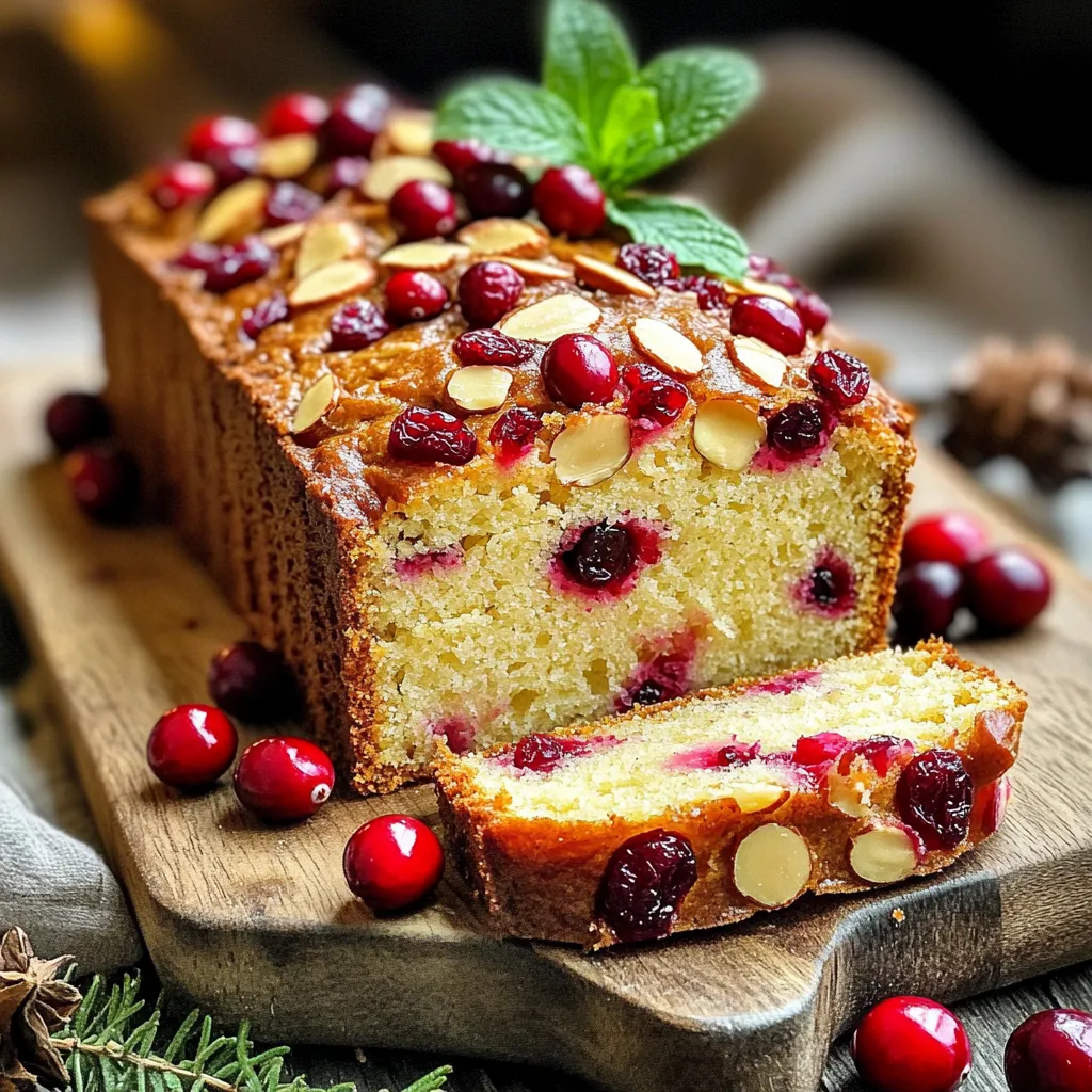 Cranberry Almond Loaf Irresistible and Easy Recipe