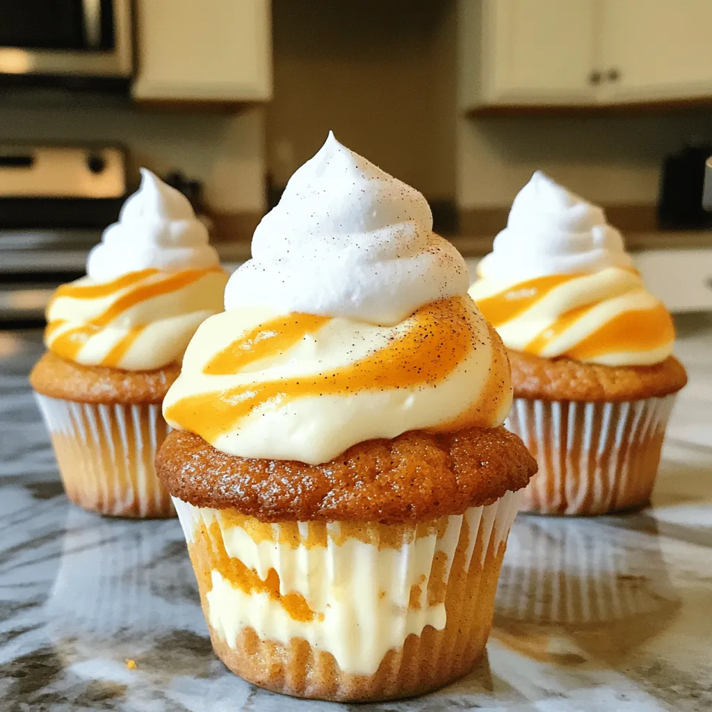 Pumpkin Cheesecake Cupcakes Delightfully Sweet Treat
