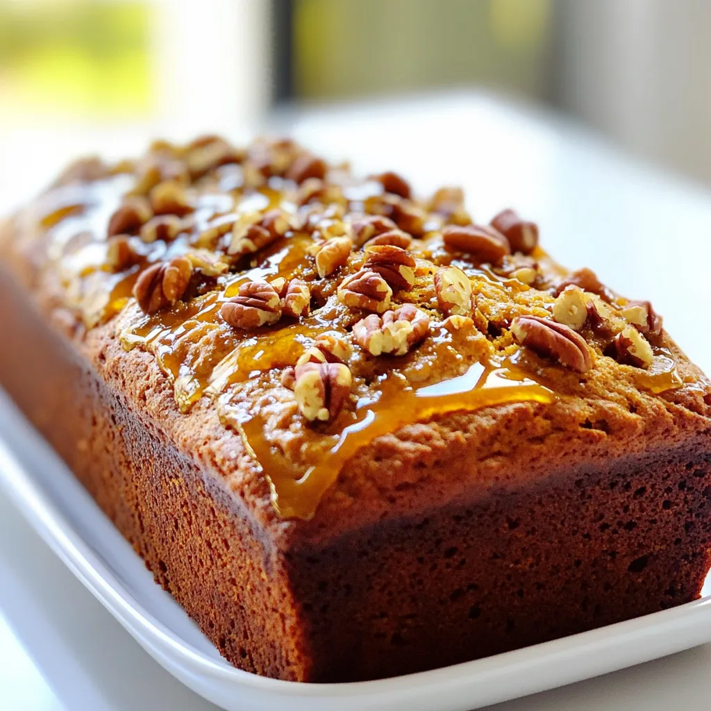 Brown Butter Maple Pecan Pumpkin Bread Delight