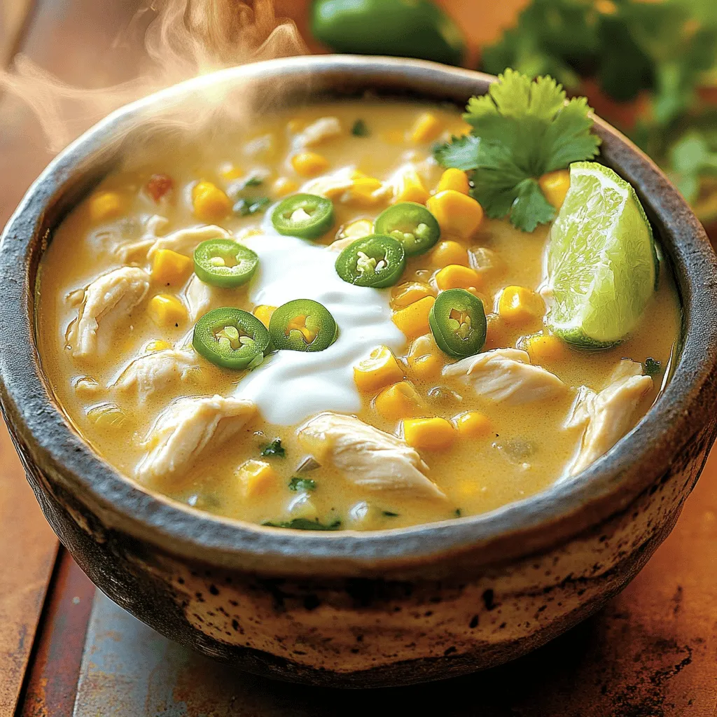 Creamy White Chicken Chili Hearty and Flavorful Dish