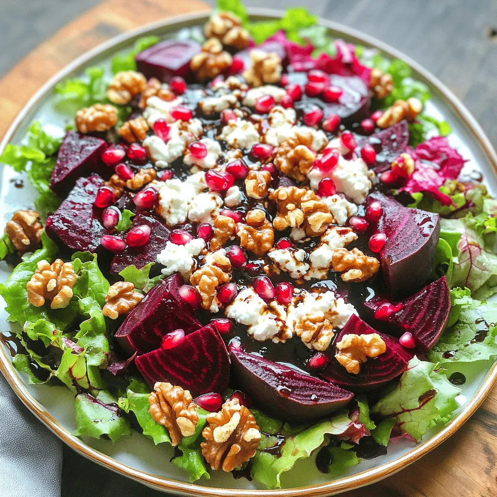 Roasted Beet and Goat Cheese Salad Flavorful Delight