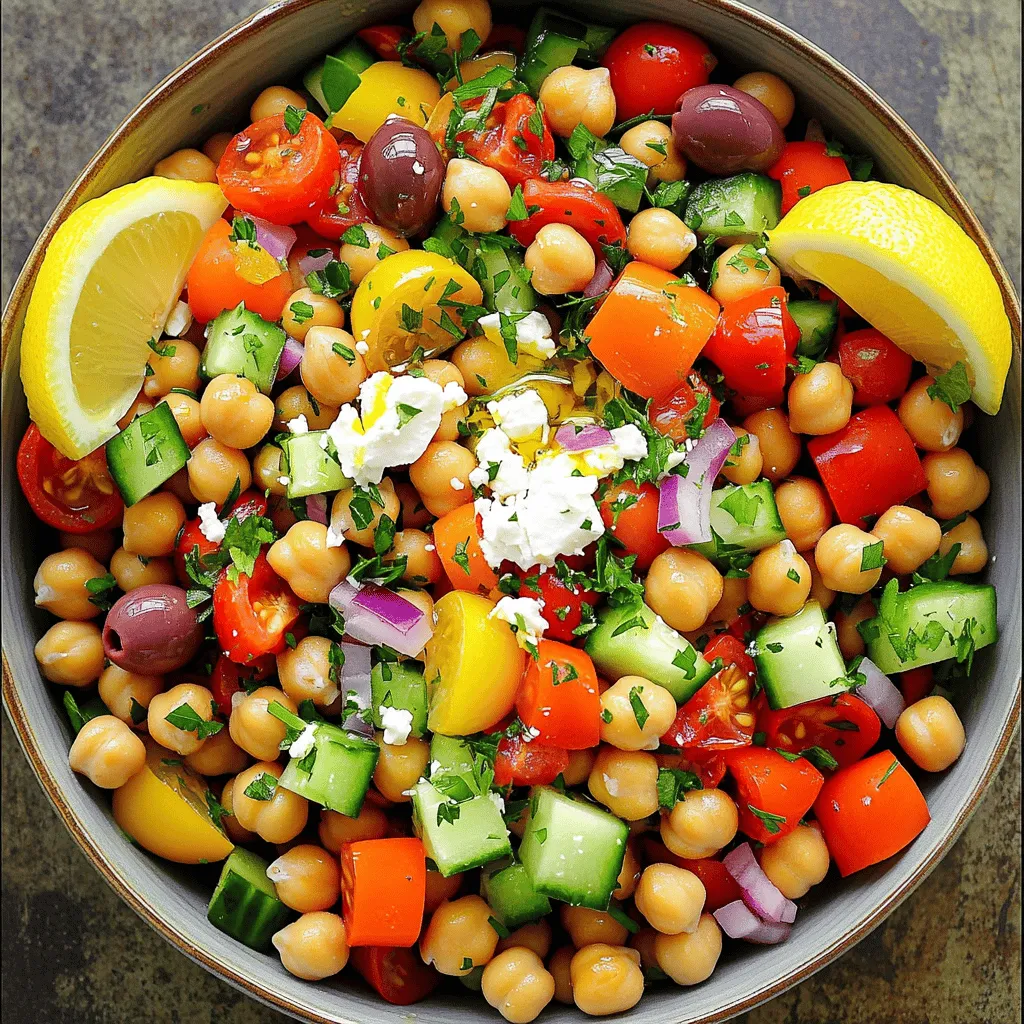 Mediterranean Chickpea Salad Fresh and Flavorful Recipe