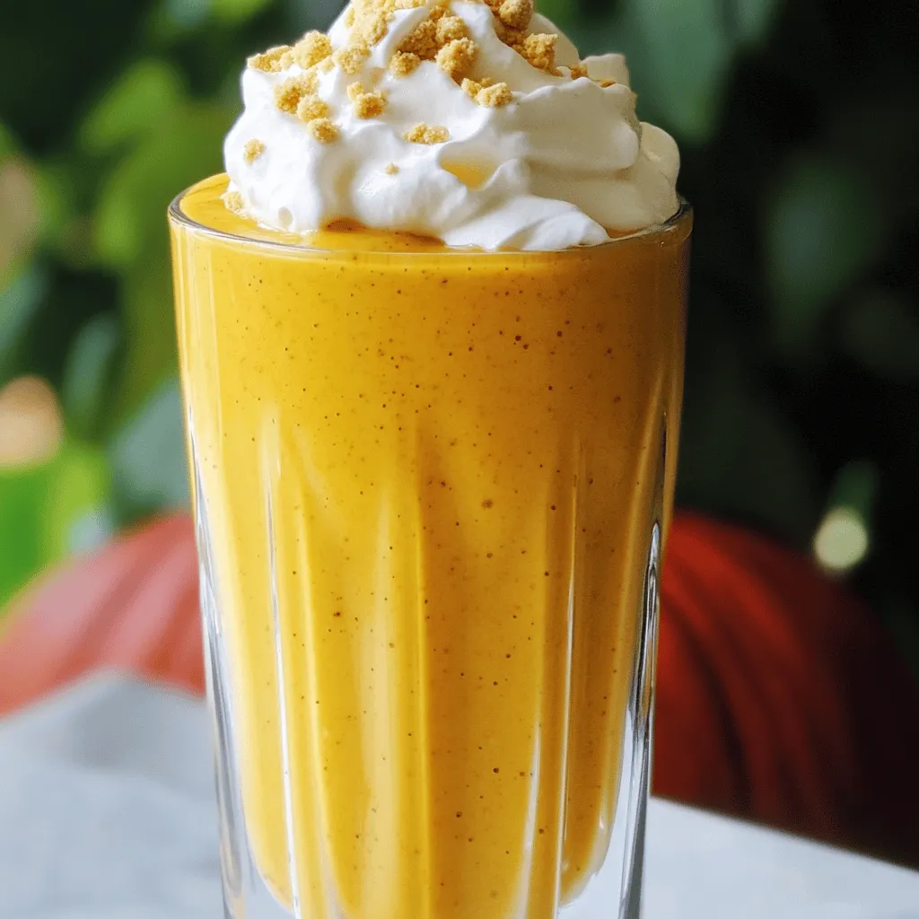 Savory Pumpkin Cheesecake Protein Smoothie Recipe