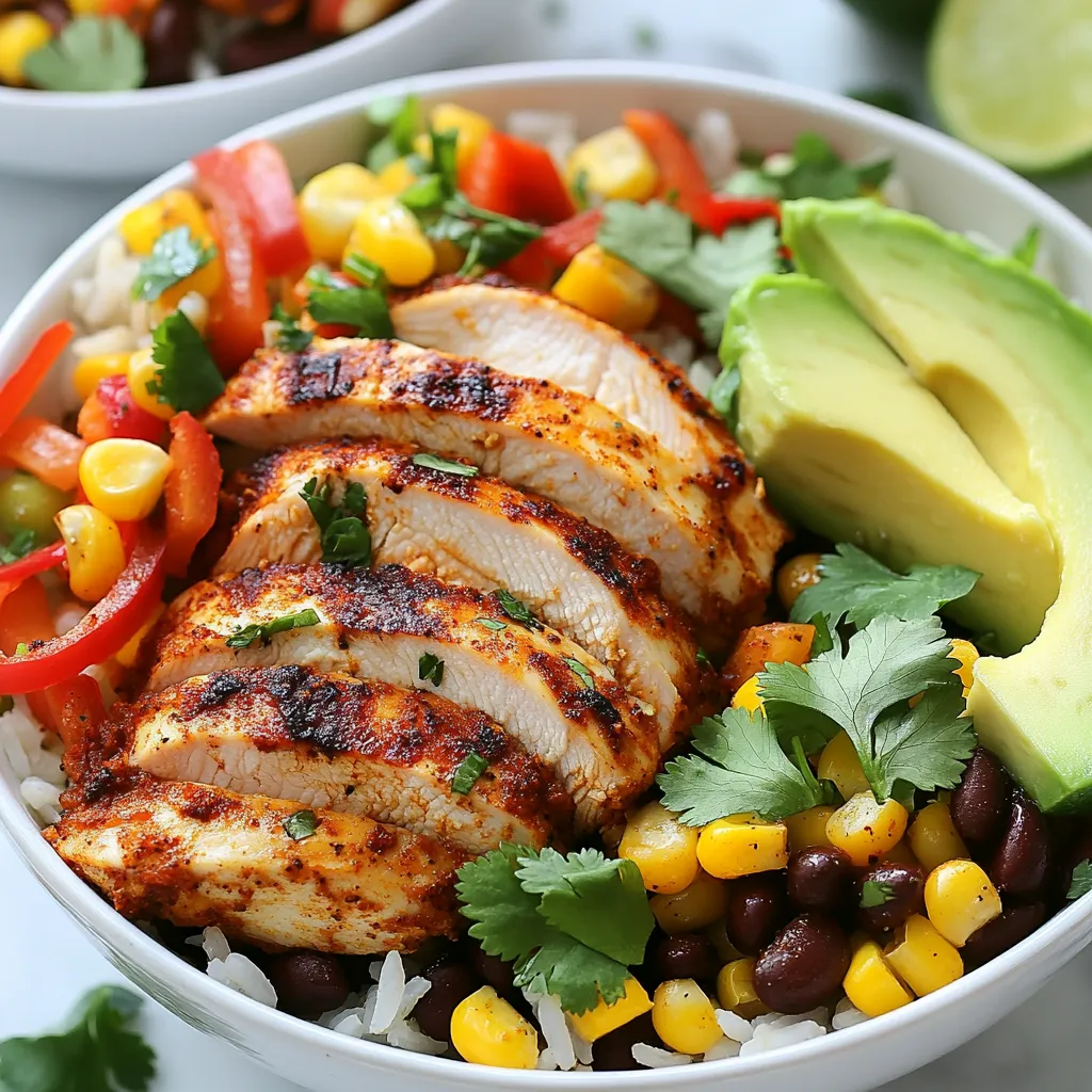 Cajun Chicken and Rice Bowls Flavorful Dinner Delight